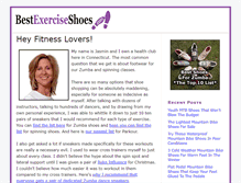 Tablet Screenshot of bestexerciseshoes.com